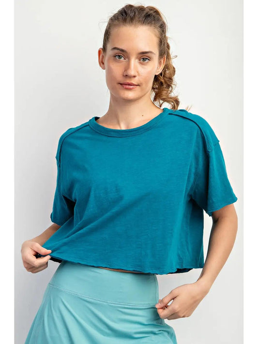 Boxy Crop Top - The Salty Mare