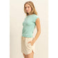Paola Raglan Cap Sleeve Tee