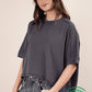 ECO Oversized Crop Comfy Knit Top