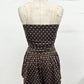 Polka Dot Strapless Romper