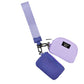 LULU MAC - Purple/Lavender  Double Pouch Wristlets