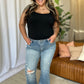 Judy Blue Medium Rise Tummy Control Destroy Flare