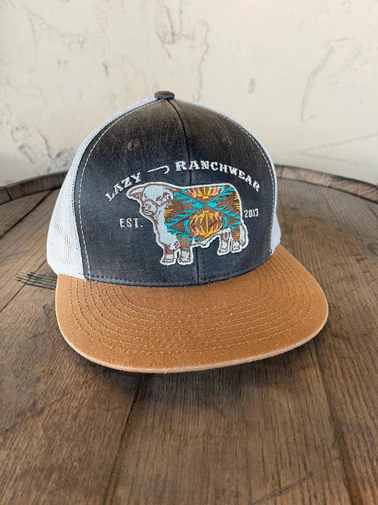 Lazy J Apache Hereford Bull Hat - The Salty Mare