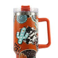 Patterned Stainless Steel Mug 40oz - The Salty Mare