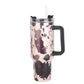 Patterned Stainless Steel Mug 40oz - The Salty Mare
