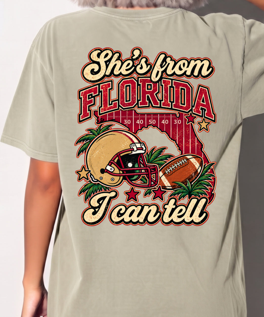 She's From Florida Tee - Noles