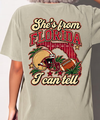 She's From Florida Tee - Noles