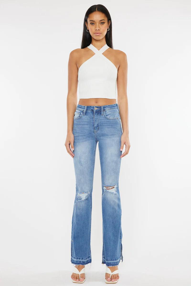 Bailey High Rise Flare Jeans - The Salty Mare