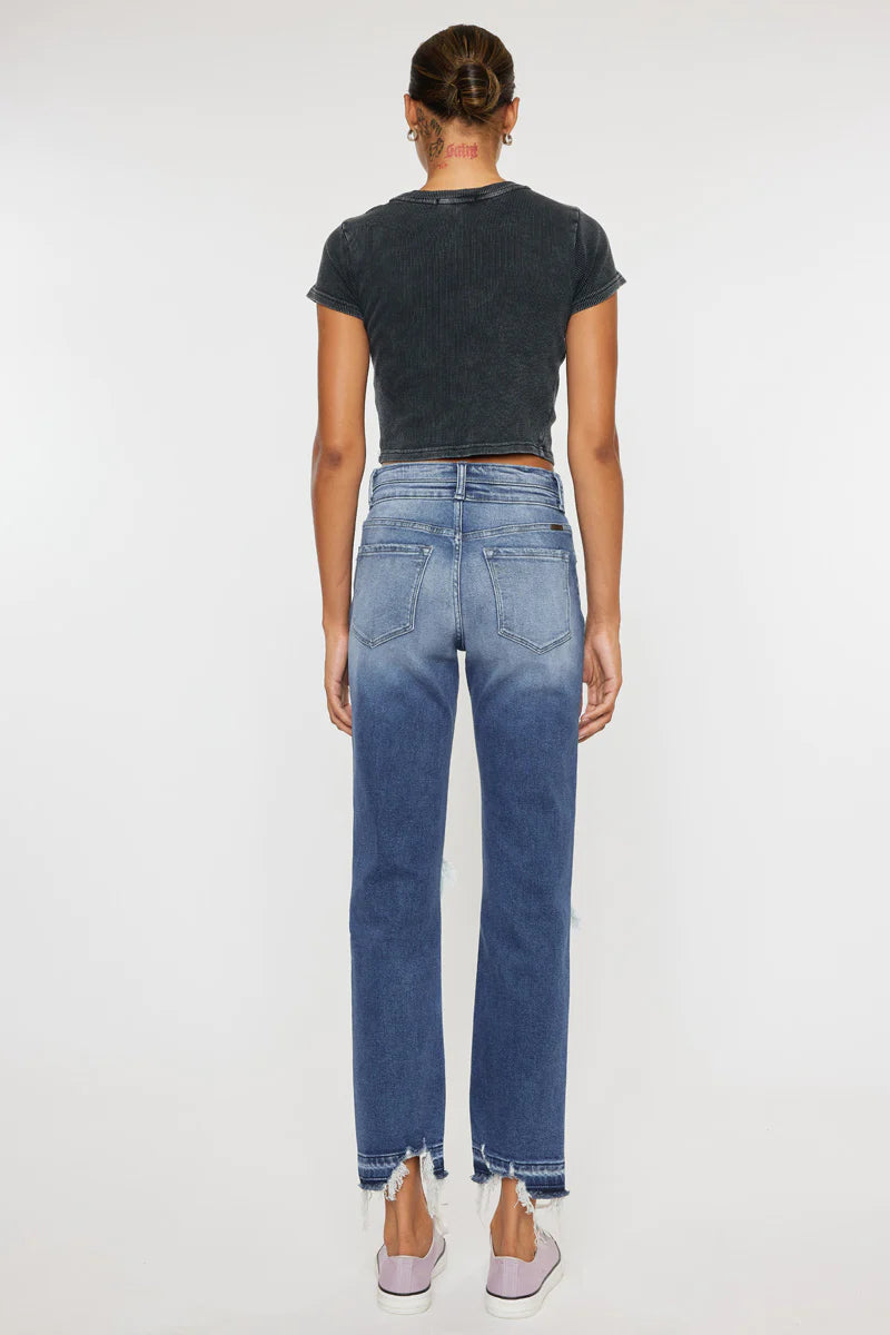 Pamela High Rise Slim Straight Jeans - The Salty Mare