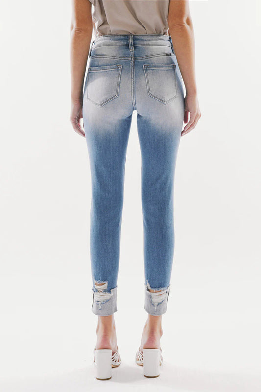 April High Rise Ankle Skinny Jeans - The Salty Mare