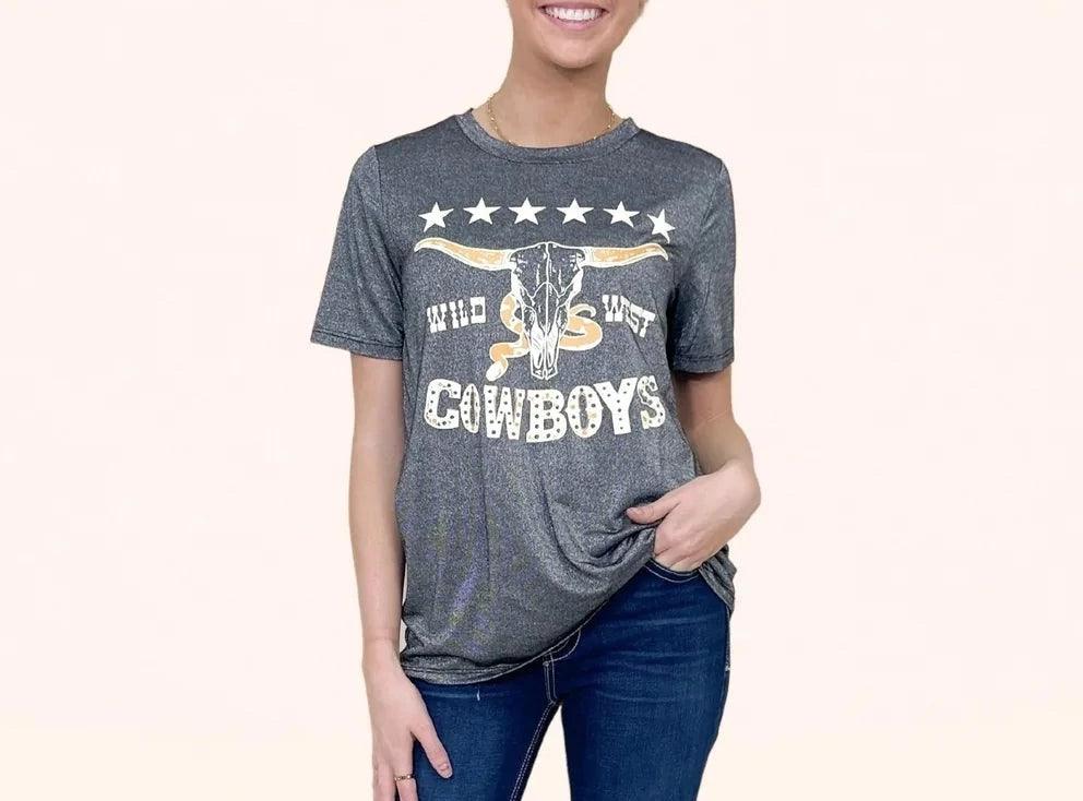 Wild West Cowboy Tee - The Salty Mare
