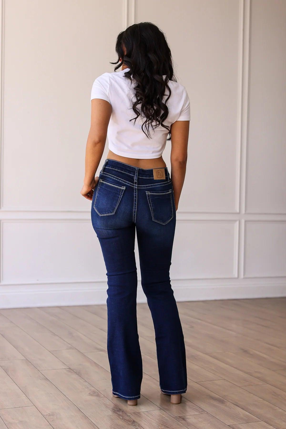 Courtney Midrise Bootcut Jeans - The Salty Mare