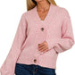 Becky Button Front Sweater - The Salty Mare