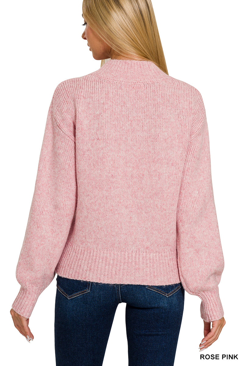 Becky Button Front Sweater - The Salty Mare