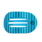 Splash Zone | Large | Flat Round Hair Clip