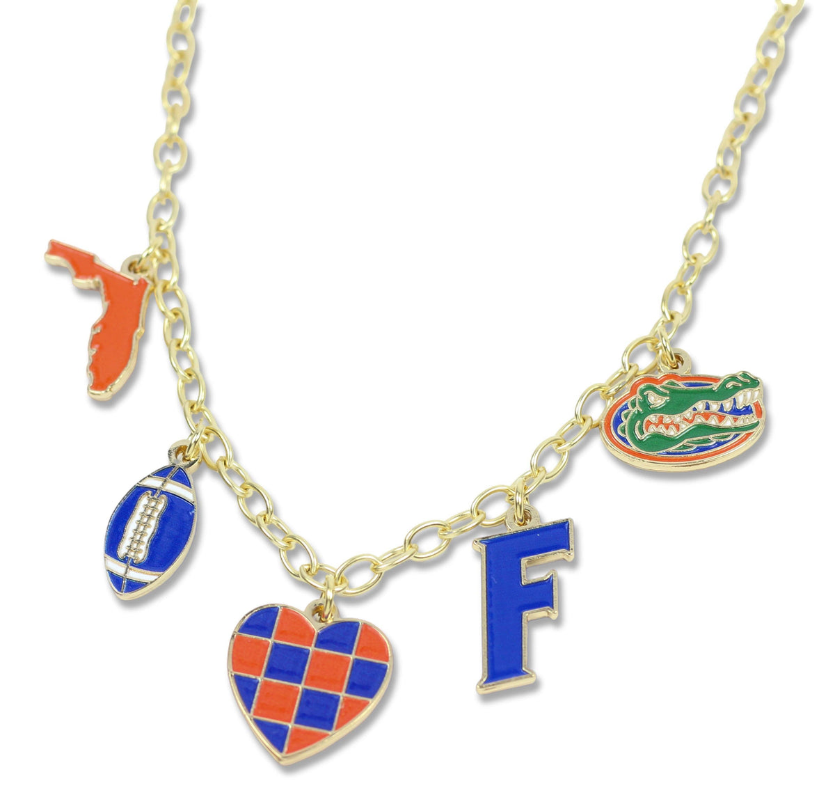 Gameday Charm Necklace - Florida Gators