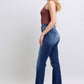 Judy Blue Washed Straight Leg Jeans with Pockets