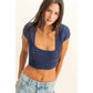 Lace-Up Back Sweater
