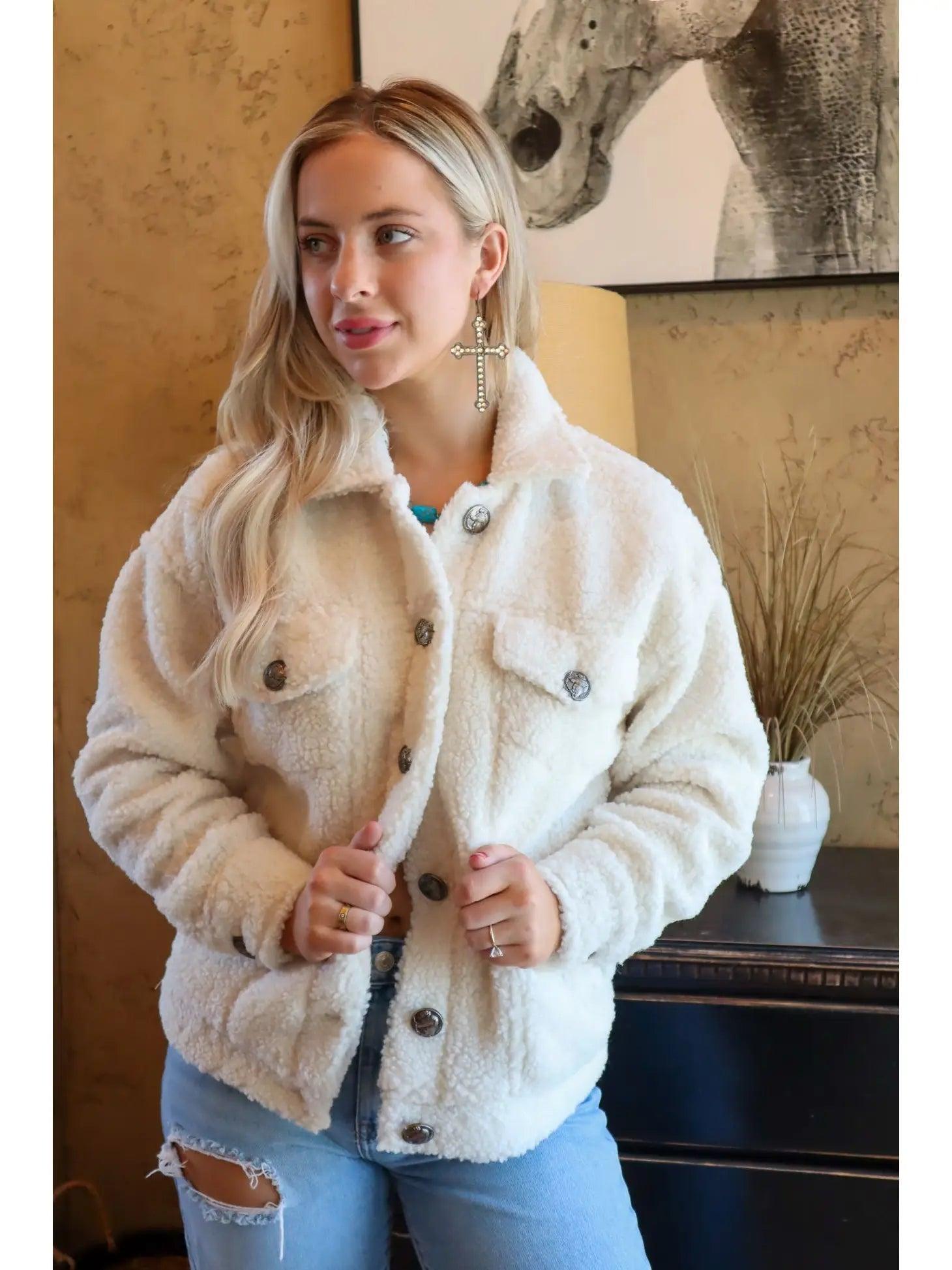 Cozy Sherpa Jacket - The Salty Mare