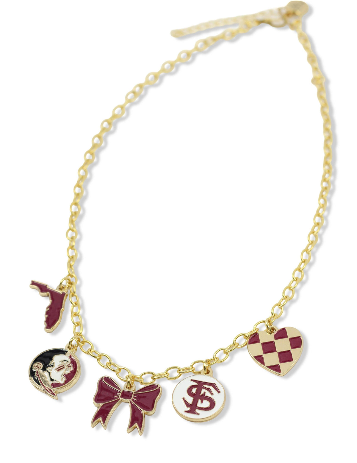 Gameday Charm Necklace - Florida State Seminoles