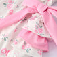 Floral Baby Girls Bow Ruffle Romper