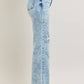 Mineral Wash High Waisted Distressed 90's Straight