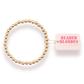 5mm Gold Beaded Bracelet