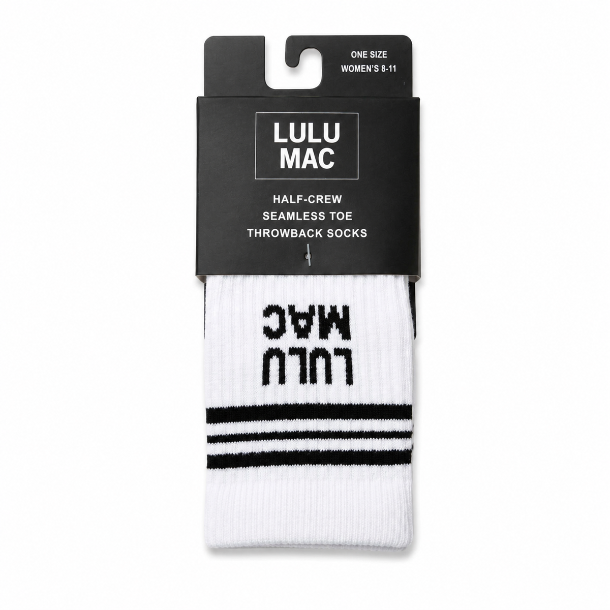Lulu Mac Socks Single Pair - BLACK