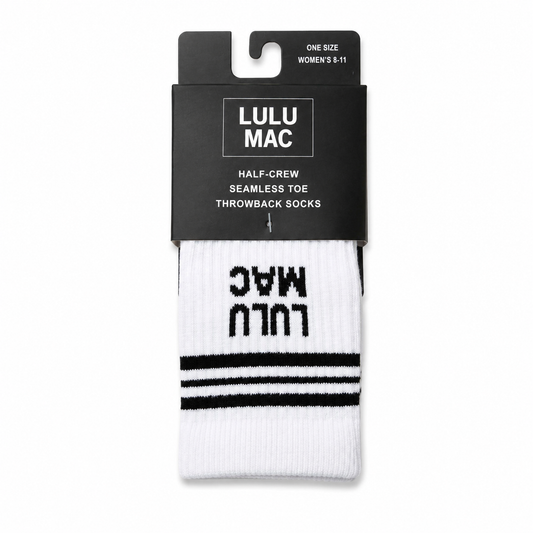 Lulu Mac Socks Single Pair - BLACK