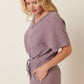 RIB V-NECK DOLMAN SLEEVE ROMPER