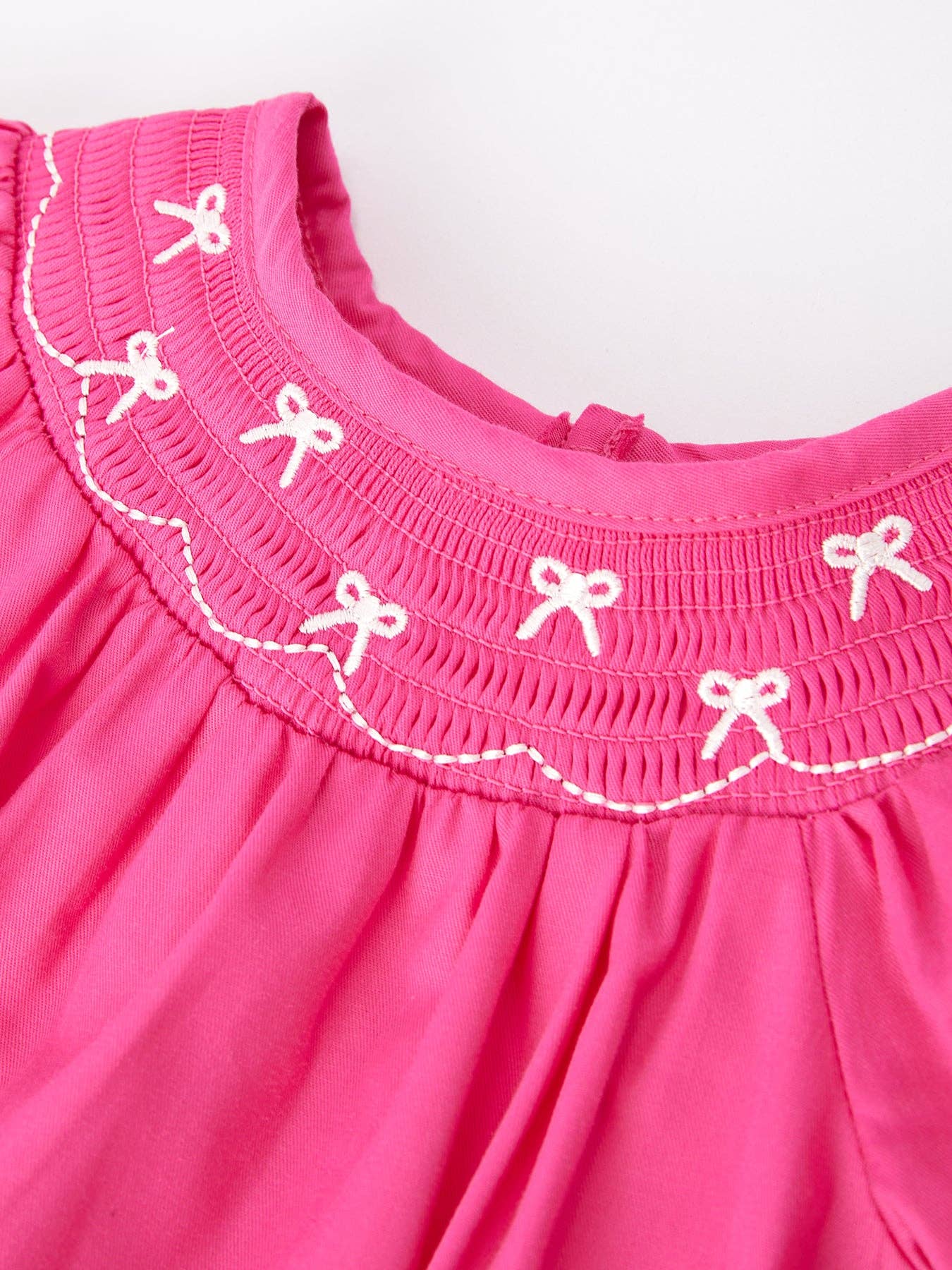 Bow Smocked Romper
