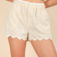 Hailes Embroidered Cotton Shorts