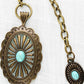 Vintage Turquoise Chain Belt