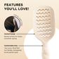 Vented Hair Brush | Tan