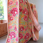 Golden Hour Pink Floral Tote Bag