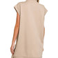 Knit Jacquard Quarter Zipper Mini Dress
