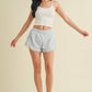 Palmtree Print Active Shorts