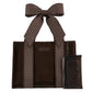 Case-Mate Espresso Polka Dot Bow Jelly Tote Bag (Classic)