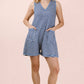 Striped Knit Romper