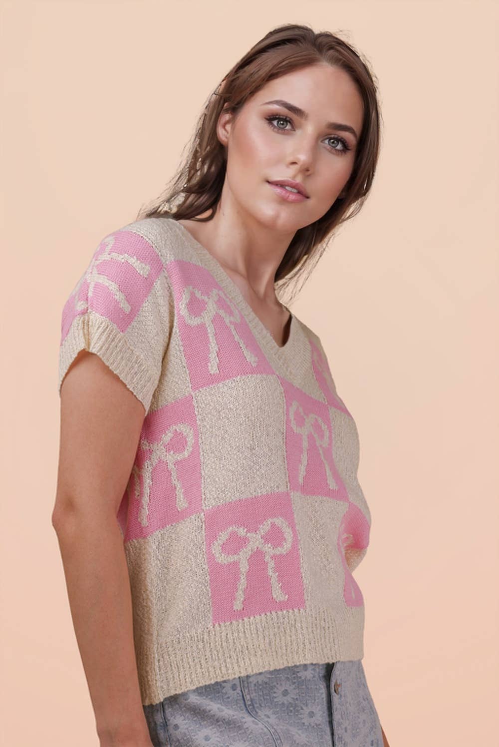 Bow Sweater Top