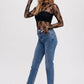 FLORAL EMBROIDERY LACE MESH LAYERING TOP