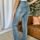 Judy Blue Medium Rise Tummy Control Destroy Flare