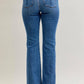 High Waisted Bootcut Double Button WB & Fray Hem