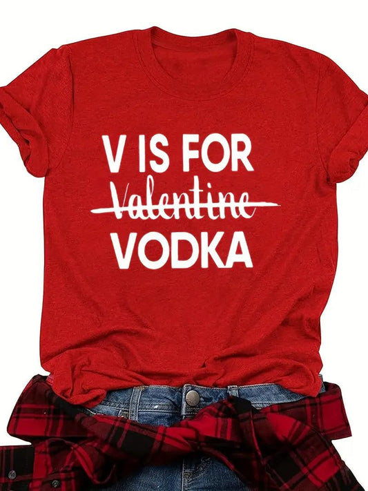 V is for Vodka Tee - The Salty Mare