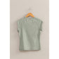 Paola Raglan Cap Sleeve Tee