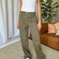 RFM High Rise Garment Dye Wide Flare Jeans