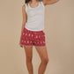 Hailes Embroidered Cotton Shorts