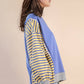 Oversized Striped Casual Knit Top