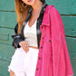 Washed Corduroy Oversized Button-Down Jacket