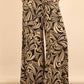Chloe Printed Wide Leg Long Pants